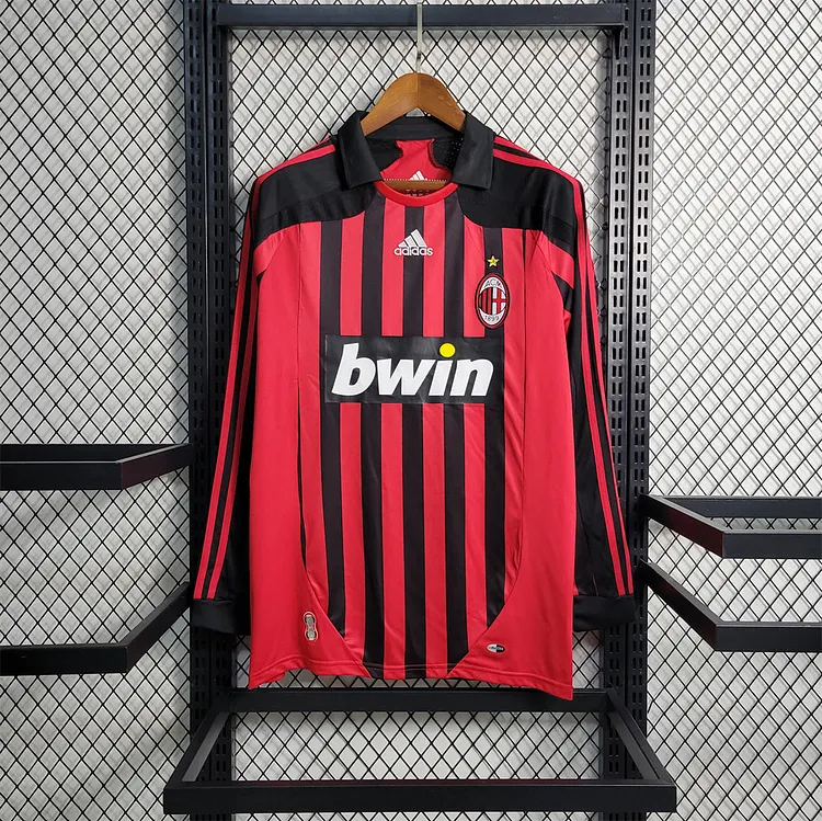 07/08 AC Milan Home Jersey (Long Sleeve)
