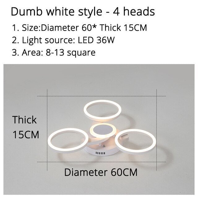 Modern Led Ceiling Lights For Living Room Bedroom Study Room  Lustre Plafonnier Home Deco Ceiling Lamp Avize