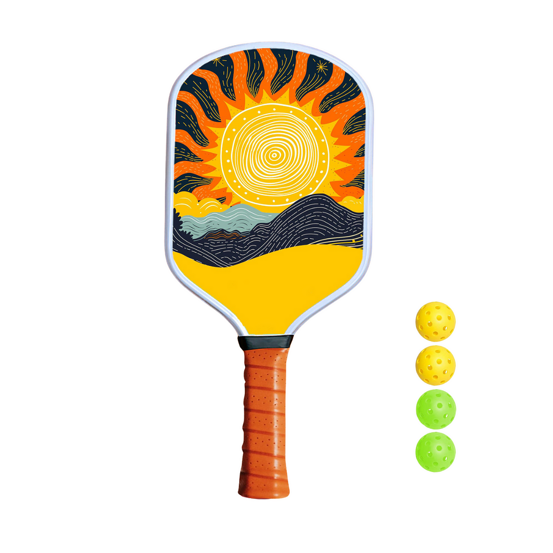 Lightweight Durable Fiber Glass Pickleball Paddle - Perfect for All Levels