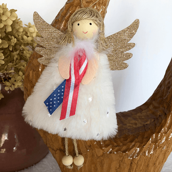 NEW - Handmade 4th of July Angels