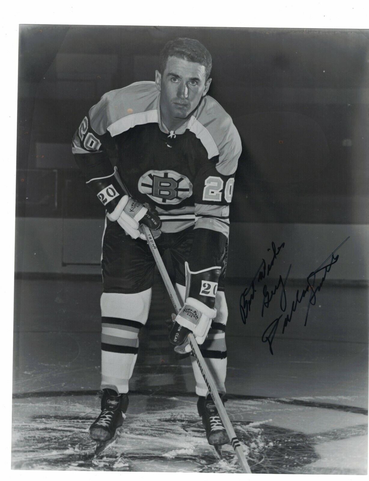 Dallas Smith Boston Bruins Signed 8 x 10