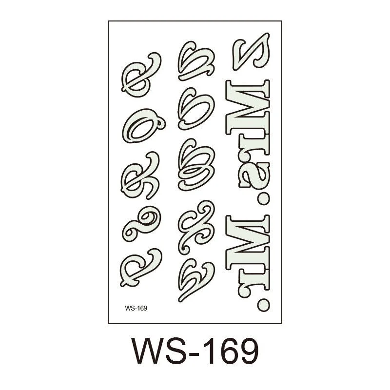 20 Kinds Music Festival Party luminous Temporary Body Sticker Disposable Waterproof temporaire