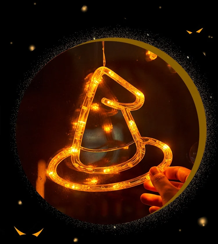 Halloween suction cup lights led atmosphere decorative lights string lights