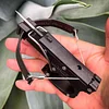 Folding Mini Crossbow Model Keychain Retro Cold Weapon Mini Keychain