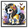 Colorful Unicorn-14CT Counted Cross Stitch 40*40cm/15.75*15.75in tapestrymarket