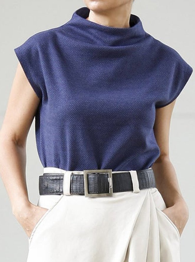 Ladies Business Elegant Casual Printed Loose Top