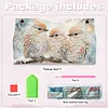 (25cm)Winter Pearl Three Birds DIY Diamond Painting PU Tissue Holder Box
