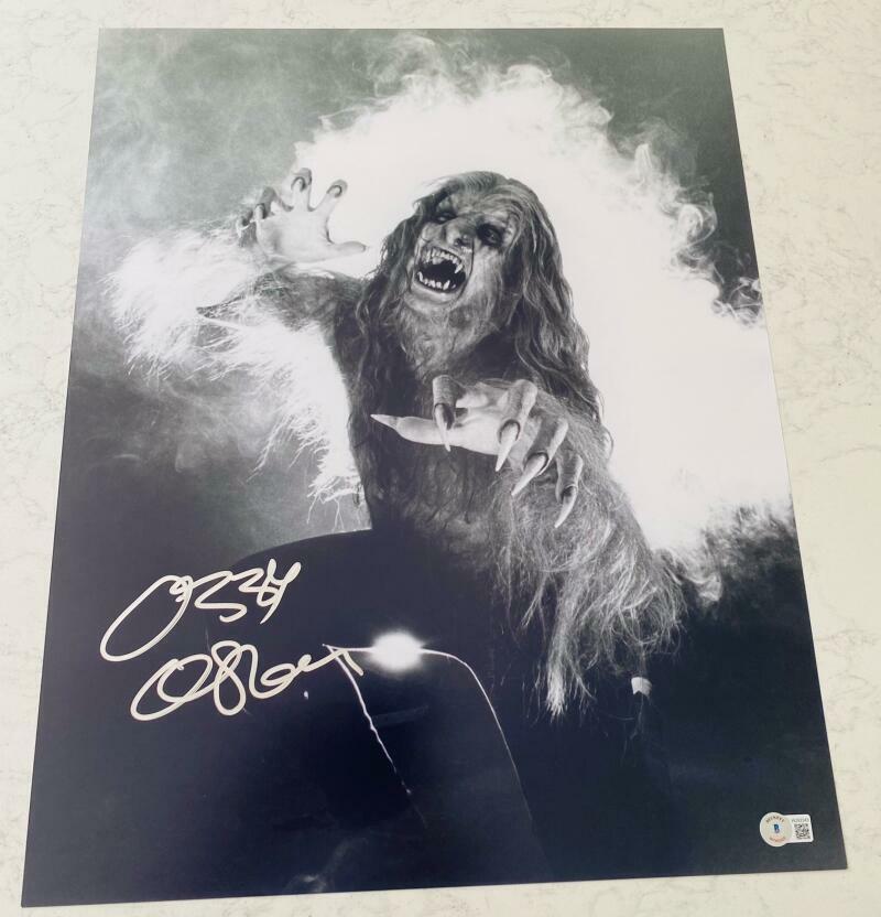 OZZY OSBOURNE SIGNED AUTOGRAPH 16X20 Photo Poster painting PRINCE OF DARKNESS ROCK LEGEND RARE A