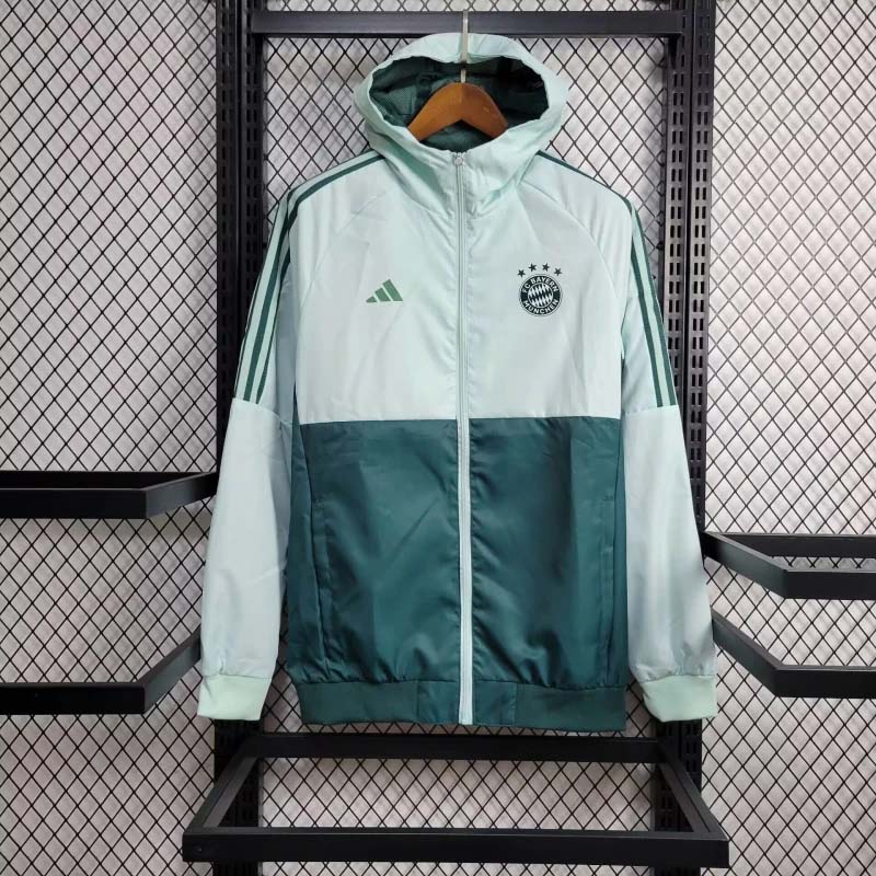 2024-2025 Bayern Munich green windbreakerFootball Shirt 1:1 Thai Quality
