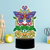 DIY Diamond Painting 7 Color Night Light Lamp Home Decoration Ornament Gift Kit(Butterfly)
