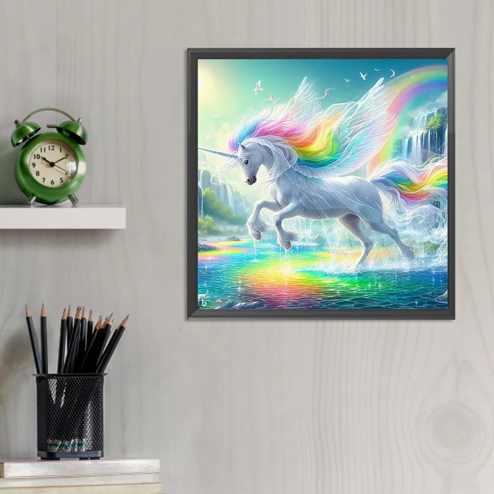 Diamond Painting - Full Round Drill - Unicorn(Canvas|30*30cm)