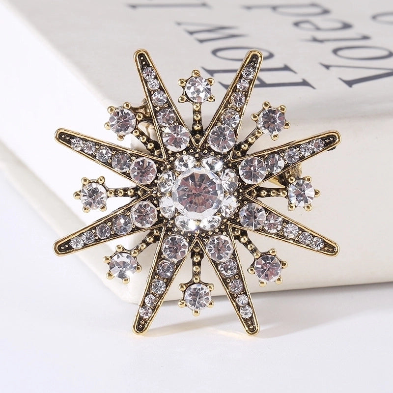 Pin Pearl Alloy Inlay Rhinestones Women’s Brooches