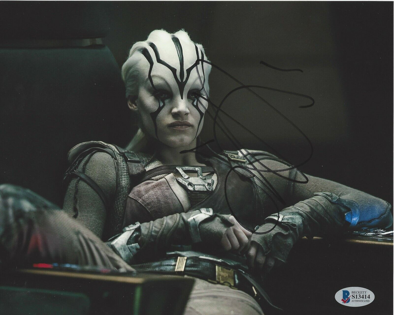 SOFIA BOUTELLA SIGNED STAR TREK BEYOND 8x10 Photo Poster painting BECKETT COA 1 HOTEL ARTEMIS