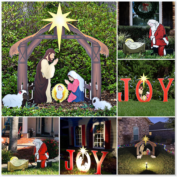 Outdoor Nativity Scene,Christmas Nativity Set