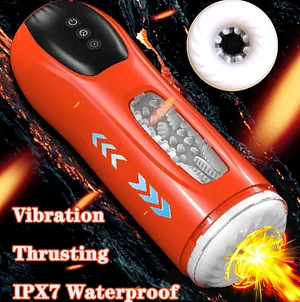 Lava - 3 In 1 Thrusting Sucking Vibration Blowjob Masturbation Cup