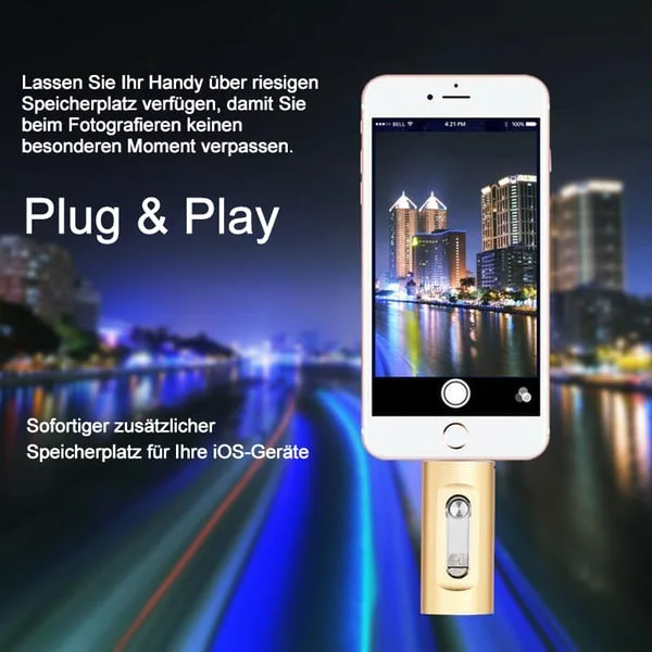 🎁⚡3-in-1-Flash-Laufwerk, tragbarer Highspeed-USB-3.0-Speicher