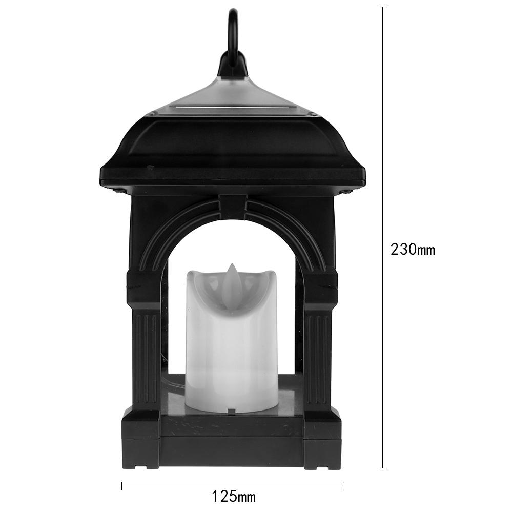 

Candle Lantern Shape Solar LED Light IP44 Waterproof Outdoor Home Hang Lamp, 501 Original