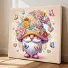 (25x25cm)DIY Gnome Framed Handmade Pearl Painting Art Craft Kit Living Home Decor