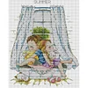 4 Season Window-Summer-14CT Stamped Cross Stitch Kit(29x36cm)