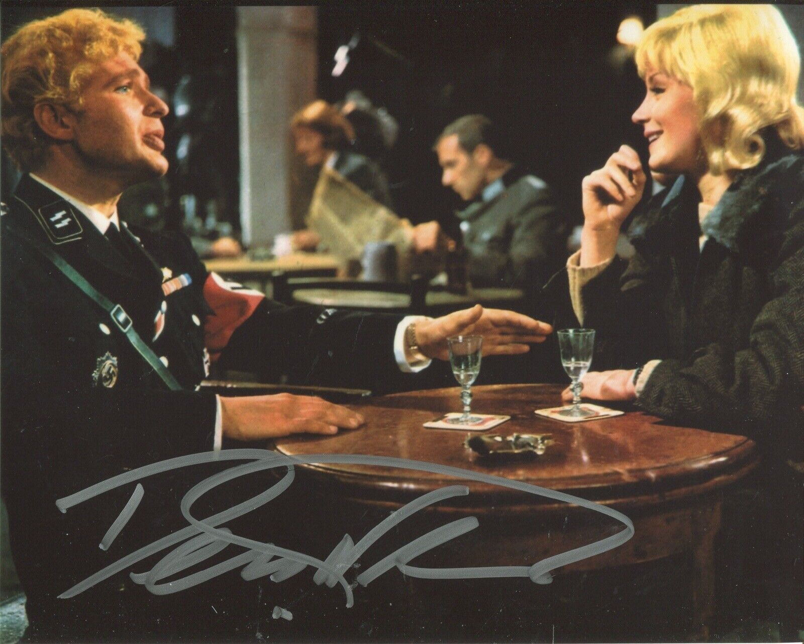 Derren Nesbitt signed WHERE EAGLES DARE war movie scene Photo Poster painting - UACC DEALER