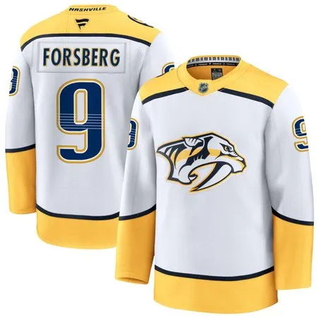 Youth Nashville Predators #9 Filip Forsberg  White Home Jersey