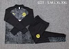 2023/2024 Dortmund Half-Pull Training Suit Black Football Shirt