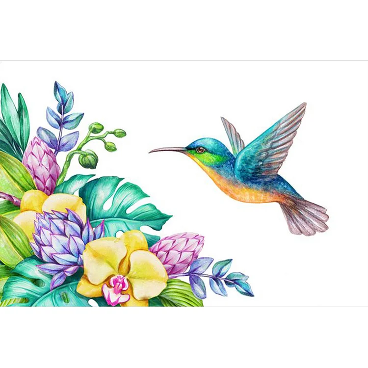 DIY - Bird 11Ct Stamped Cross Stitch 52*36Cm