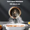 Desktop Range Hood Kitchen Exhaust Fan Height Angle Adjustment Mini Cooker Hood