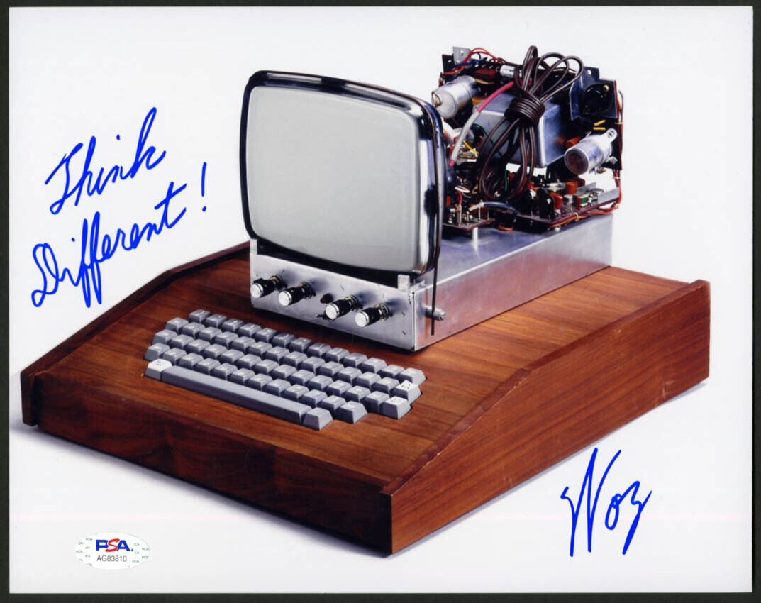 Steve Woz Wozniak SIGNED 8x10 Photo Poster painting Apple 1 Computer + INSC PSA/DNA AUTOGRAPHED