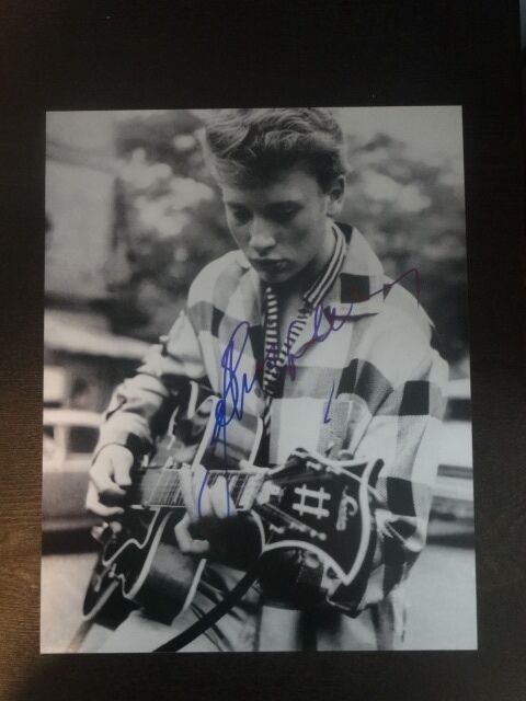 JOHNNY HALLYDAY The French Elvis SIGNED AUTOGRAPHED 11x14 Photo Poster painting JIMMY HENDRIX