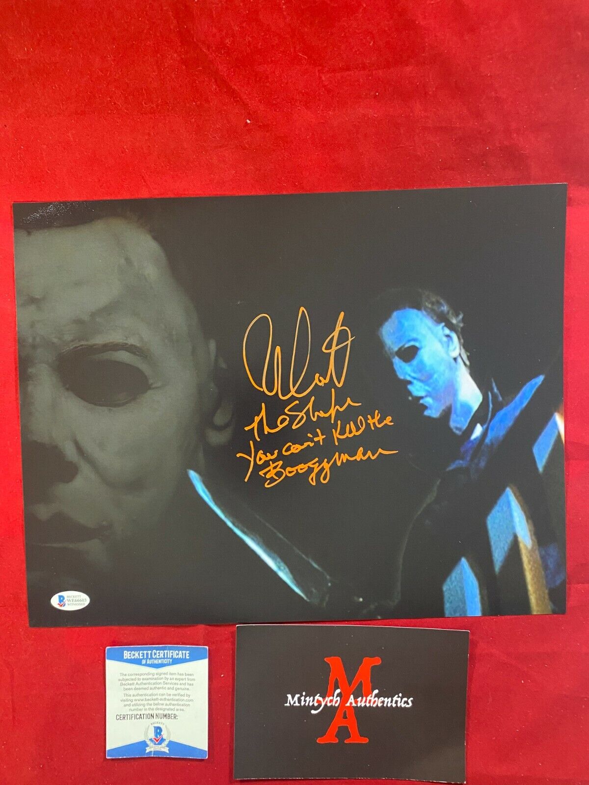 NICK CASTLE AUTOGRAPHED SIGNED 11x14 Photo Poster painting! HALLOWEEN MICHAEL MYERS! BECKETT COA