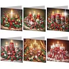 6PCS DIY Diamond Art Greeting Cards Christmas Candle Congratulations Cards Gift