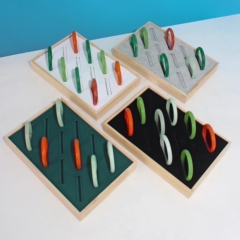Fashion New Solid Wood Bracelet Jewelry Display Box