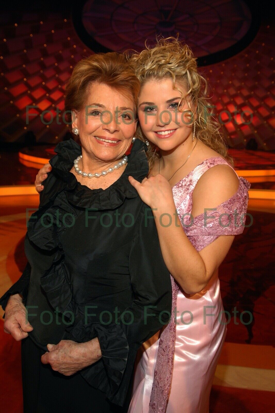 Lys Assia - Beatrice Egli Schlager Foto 20 x 30 cm ohne Autogramm (Be-4