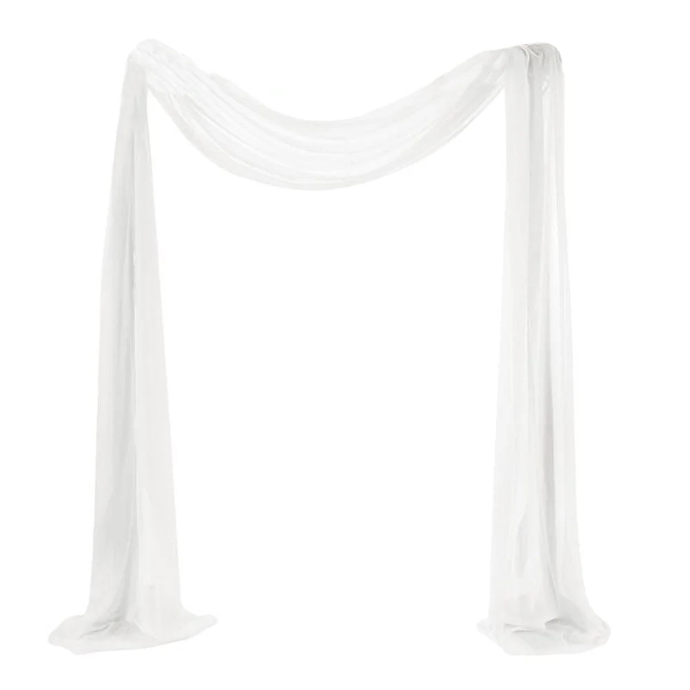Christmas Gift Wedding Arch Decor Yarn Drape Chiffon Fabric Draping Curtain Drapery Party Supplies Ceremony Reception Hanging Decoration