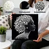 Framed Gracelady - Pearls Painting Kit for Creativity DIY Pearl Dot Crafts for Gift Home Wall Decor 30*30CM Pearl Art Painting