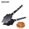 TINTON LIFE DIY Heart Shape Non-stick Metal Waffle Maker Waffle Mould kitchen Cake Baking Dish