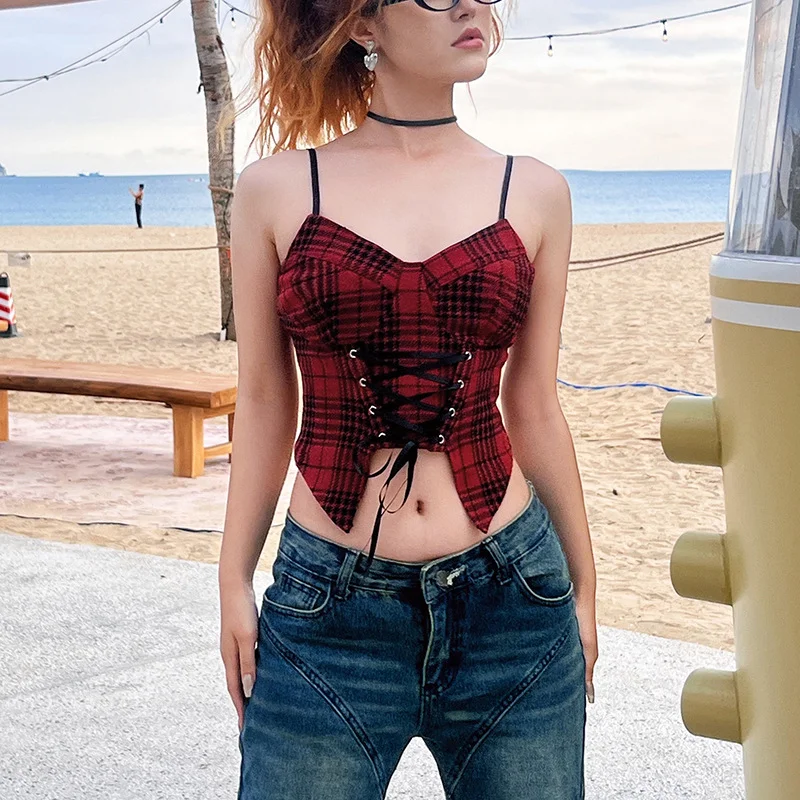 Uveng Spring 2024 New Women's Sexy Hottie With Tective Chest Tsets