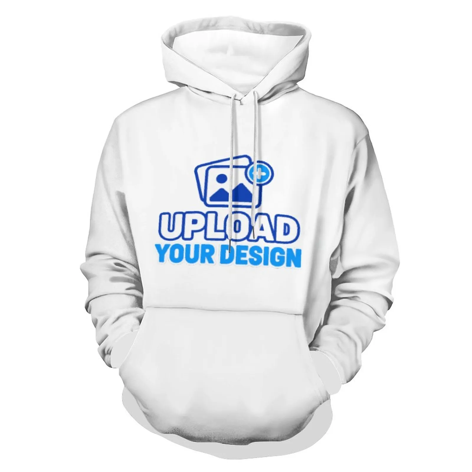 Printed Hooded Sweatshirt Unisex custom product view 8