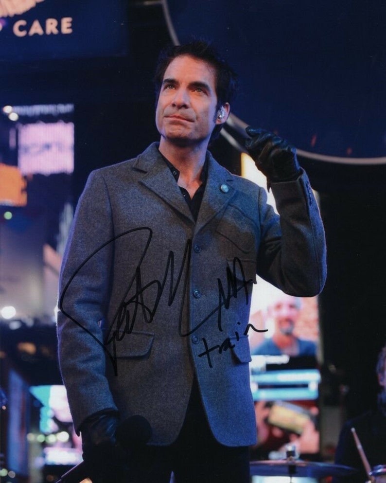 Pat monahan signed autographed train Photo Poster painting