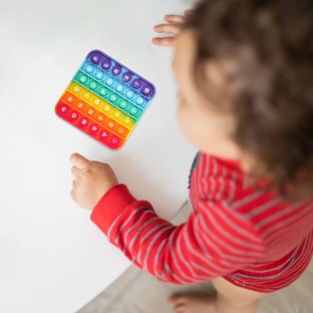 Autism Needs Simple Anti Anxiety Push Bubble Sensory Puzzle Toy (Letter)