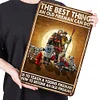 The Best Thing An Old Fireman Can Do Is To Teach A Young Fireman How To Become An Old Fireman - Vintage Metal Signs(12*16Inch)