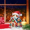 Acrylic Special Shaped Cartoon Christmas House Desktop Diamond Art Kits