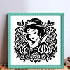 Snow White Silhouette-11CT Stamped Cross Stitch 40*40cm tapestrymarket