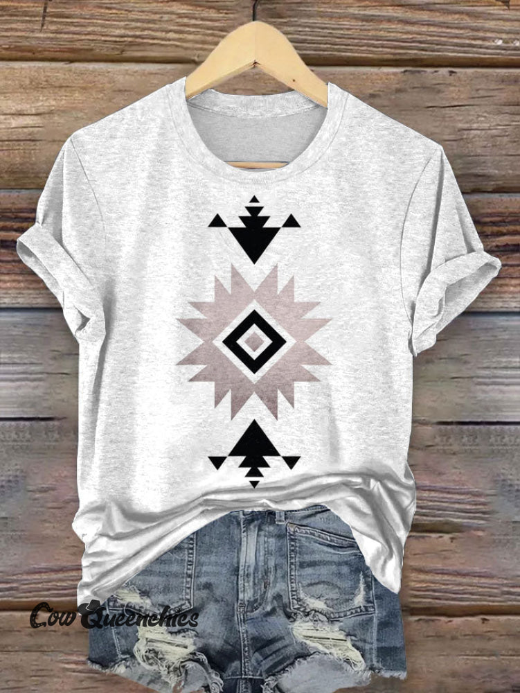 Vintage Art Print T-shirt Multicolor / S