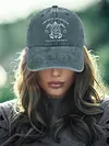 Washed Cotton Baseball Cap Vintage Golf Dad Hat Adjustable Trucker Hat Sun Hat