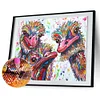 (5 Sizes) Ostrich-Full Square Diamond Painting