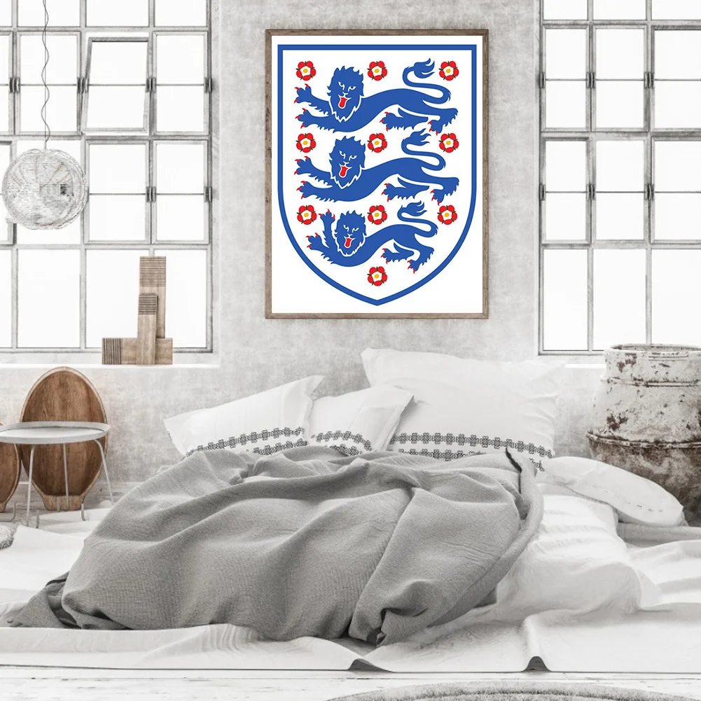 Full Round Diamond Painting 30*40cm - English Football