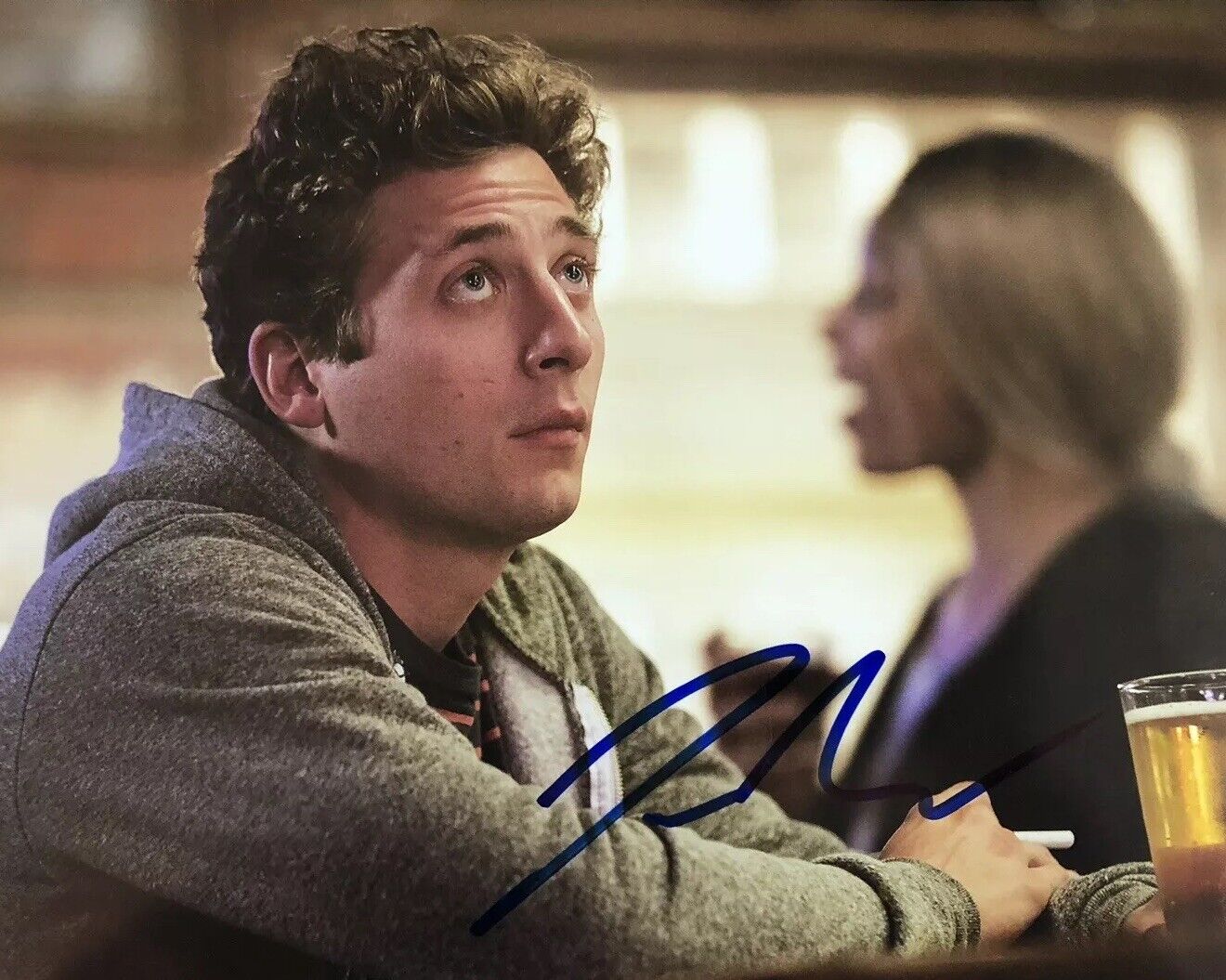 JEREMY ALLEN WHITE SIGNED 8x10 Photo Poster painting SHAMELESS ACTOR AUTOGRAPHED LIP GALLAGHER