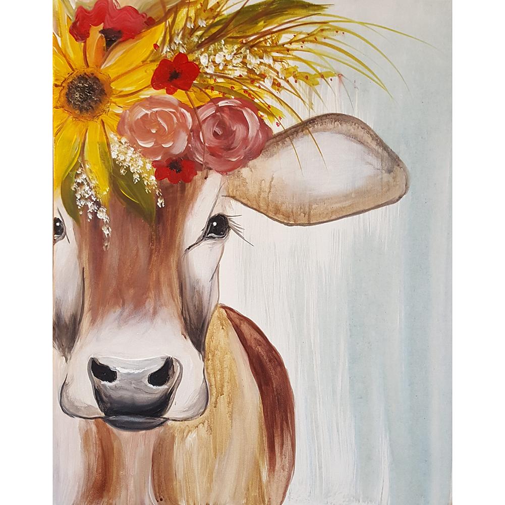 

30x40cm Round Drill Diamond Painting-Animal, 501 Original